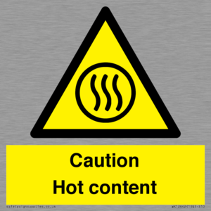 Caution Hot content